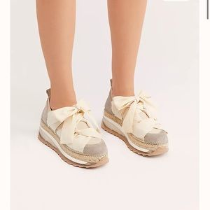 Free People Chapmin Espadrille Sneakers Grey/Brown